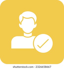 Accepted vector icon. Can be used for printing, mobile and web applications.