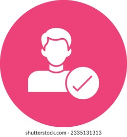 Accepted vector icon. Can be used for printing, mobile and web applications.