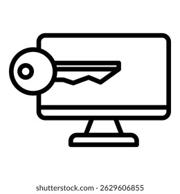 Acces Icon Line Style For Various Design Purposes