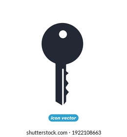 auf das Schlüsselsymbol zugreifen. Vorlage für Sicherheitszeichen für grafische und Web-Design-Kollektion, Vektorgrafik