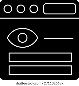 Línea de Accesibilidad Vector Icon Design