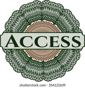 Access abstract linear rosette