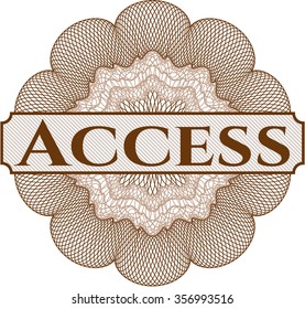 Access abstract rosette