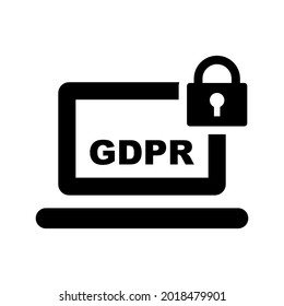 Access breaches icon.data,lock (vector illustration)