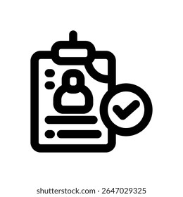 ícone da linha do cartão de acesso. Ícone de vetor limpo e minimalista para sites, aplicativos móveis, apresentações e logotipos. Totalmente dimensionável e personalizável para qualquer projeto.