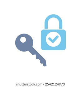 Icono de línea de concepto de acceso. Ilustración de elemento simple. diseño de símbolo de esquema de concepto de acceso.