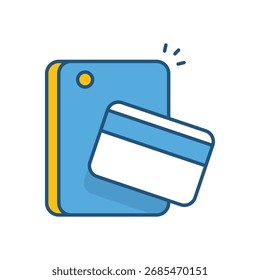 Icono de Vector de línea de color de control de acceso
