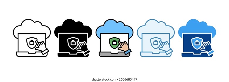 Access Control Icon Set Multiple Style Collection