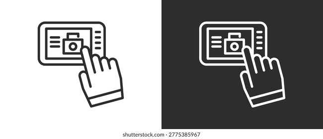 Access Control Icon Set Vector Collection Isolated In Black And White