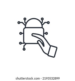 Access control icons  symbol vector elements for infographic web