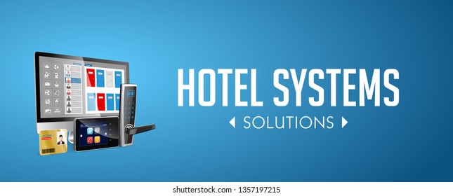 Access control and management system for hotels and hospitals - website banner