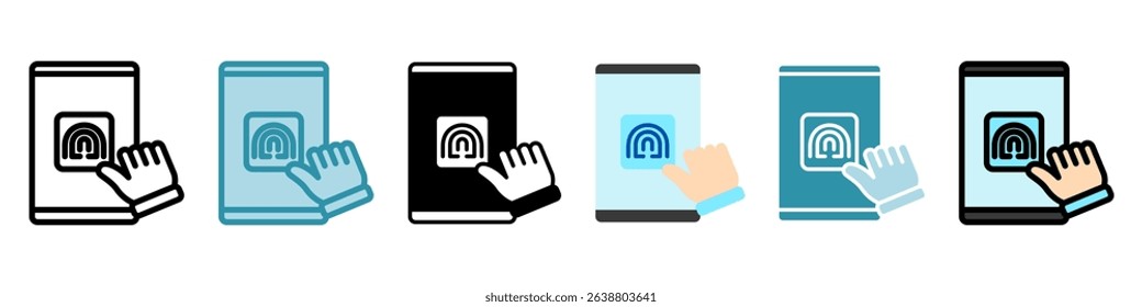 Access Control multi style, mini illustration icon. use for modern concept, print, UI, UX kit, web and app development. Vector related to account management, ecommerce, banking and finance.


