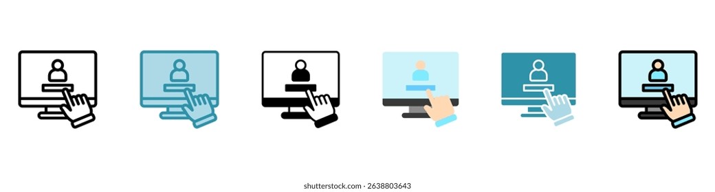 Access Control multi style, mini illustration icon. use for modern concept, print, UI, UX kit, web and app development. Vector related to account management, ecommerce, banking and finance.

