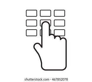 access control sysem, vector icon