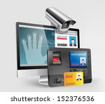 Access control system,  fingerprint scanner and Mifare proximity reader