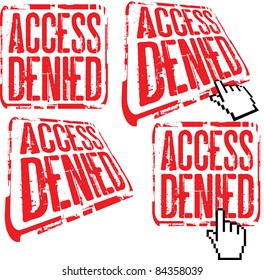 Access Denied Stock Vector (Royalty Free) 84358039 | Shutterstock