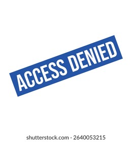 Access Denied Letter Rubber Stamp Vector Design Template