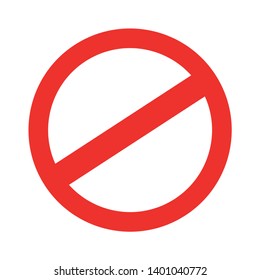 Access Denied prohibition vector icon. Forbidden filled flat sign for mobile concept and web design. Stop sign glyph icon. Stop sign icon. Prohibition symbol. No sign. 