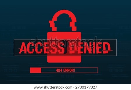 Access Denied warning pop-up indicating a ransomware attack.