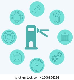 Access door vector icon sign symbol