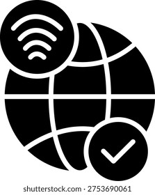 Access Glyph Icon Vector Design