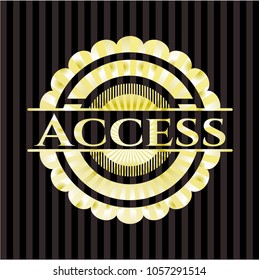                  Access golden emblem or badge