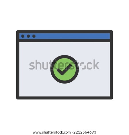 Access Granted icon vector image. Can also be used for Cyber Security. Suitable for mobile apps, web apps and print media.