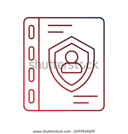 Access Granted icon with white background vector stock illustration