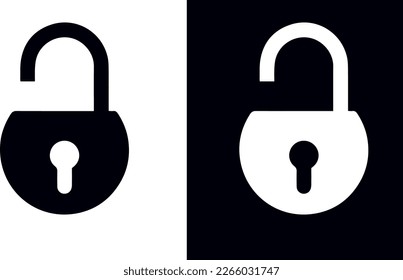 Access Granted Lock icon vector design 