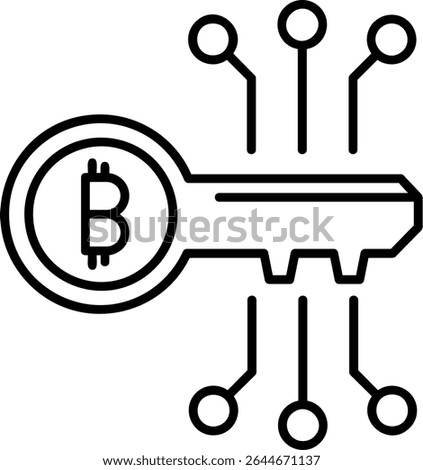 Access Key Filled Style Icon Design