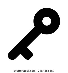 Access key icon design, security key vector