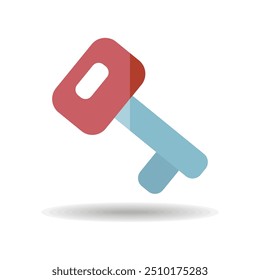 Icono de la llave de acceso en el fondo blanco. . Señal de seguridad. Símbolo del gráfico para su diseño del Sitio web, logotipo, App, UI