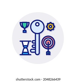 Access Key icon in vector. Logotype