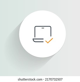 Access Latest Information icon vector design