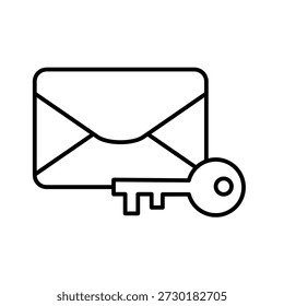 Ilustración vectorial de iconos de esquema de registros de acceso