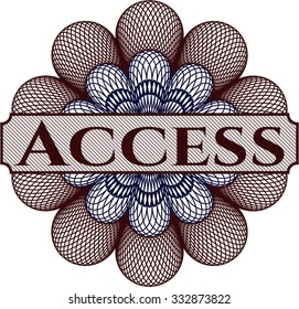Access money style rosette