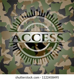 Access on camo pattern