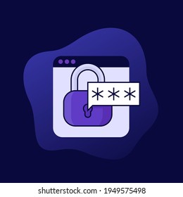 access to page vector icon