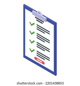 Access password icon. Isometric of access password vector icon for web design isolated on white background