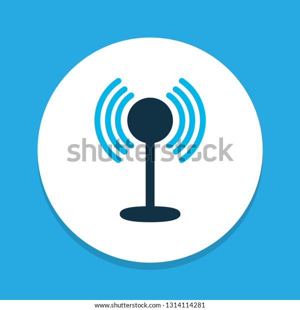 Access Point Icon Colored Symbol Premium Stock Vector (Royalty Free ...