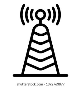Access point icon. Outline access point vector icon for web design isolated on white background