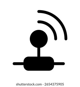 Ilustración de diseño de símbolo de Vector de punto de acceso