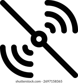 Access Point, Wifi, Wireless Outline Icon
