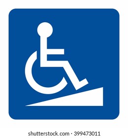 Access ramp sign