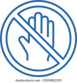 Access restriction, security enhancement, editable line vector icon illustration