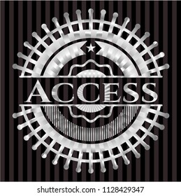 Access silvery emblem