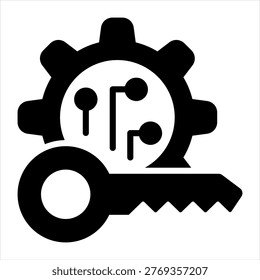 Access Single Icon Glyph Black