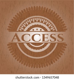Access wood emblem