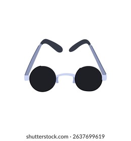 accessibility glasses for the blind cartoon. technology innovation, wearable enhancement, aid device accessibility glasses for the blind sign. isolated symbol vector illustration