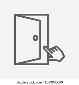 Accessibility icon line symbol. Isolated vector illustration of  icon sign concept for your web site mobile app logo UI design.